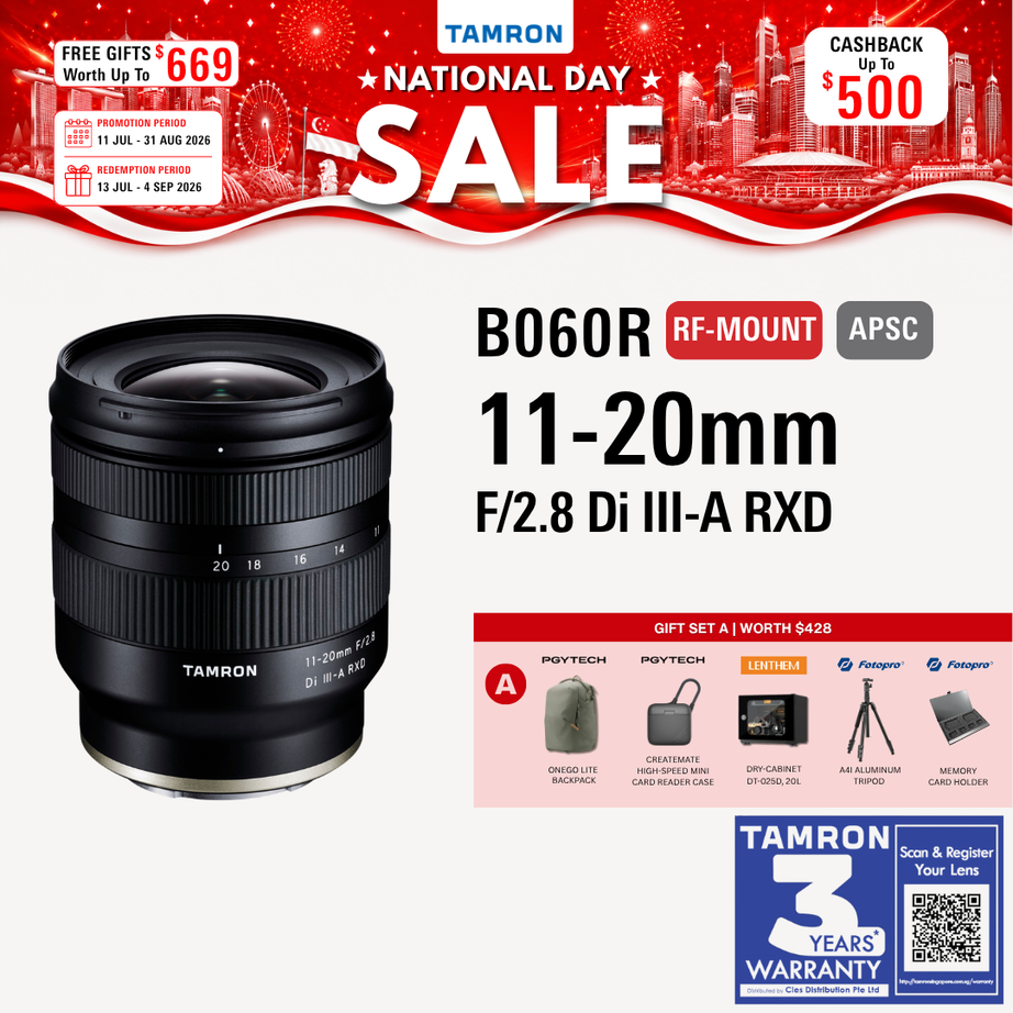 B060R | Tamron 11-20mm F/2.8 Di III-A RXD (APS-C Mirrorless) for Canon RF