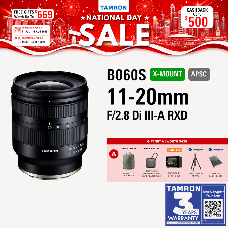 B060X | Tamron 11-20mm F/2.8 Di III-A RXD (APS-C Mirrorless) for FUJIFILM X