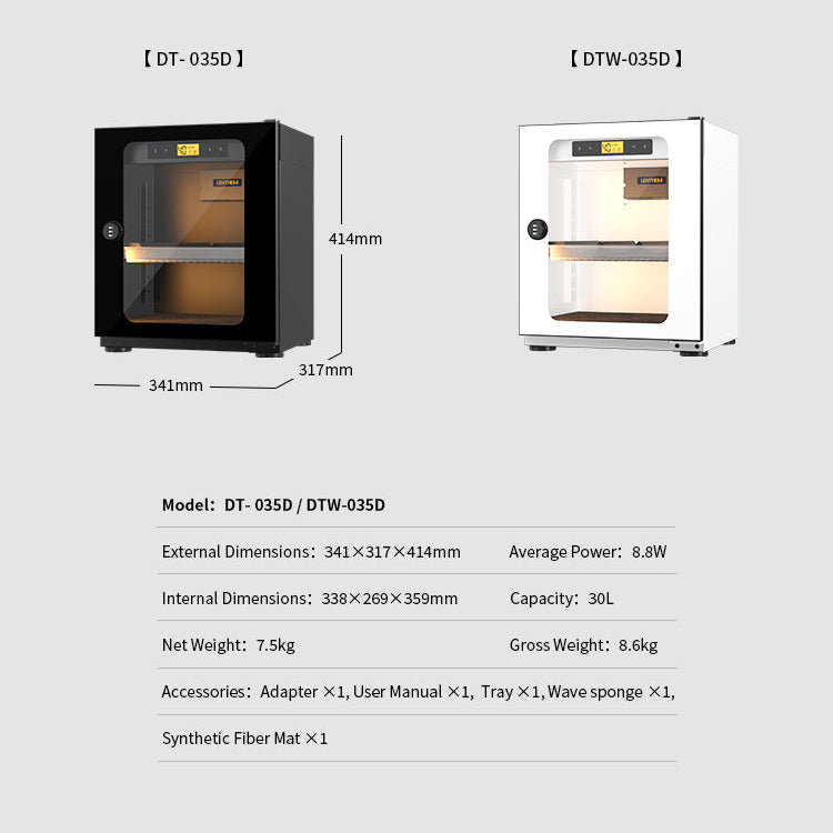 Lenthem Product Specifications DT-035D and DTW-035D
