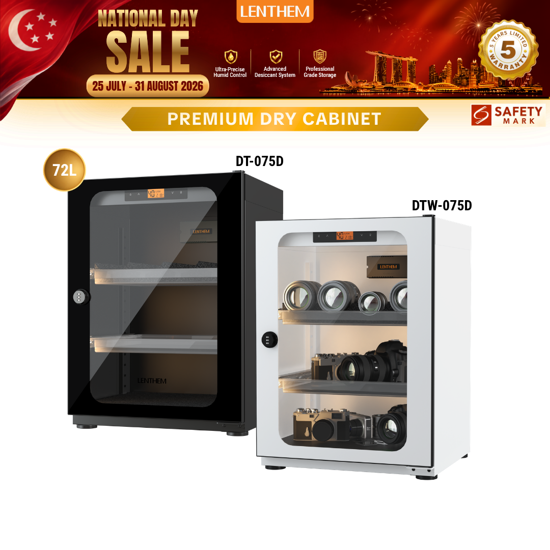 Lenthem 72L Dry Cabinet Box (DT-075D Black/ DTW-075D White)