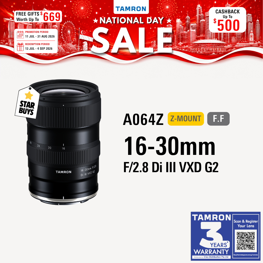 A064Z | Tamron 16-30mm F/2.8 Di III VXD G2 w/hood for Nikon Z