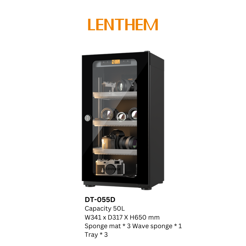 Lenthem 50L Dry Cabinet Box (DT-055D Black/ DTW-055D White)