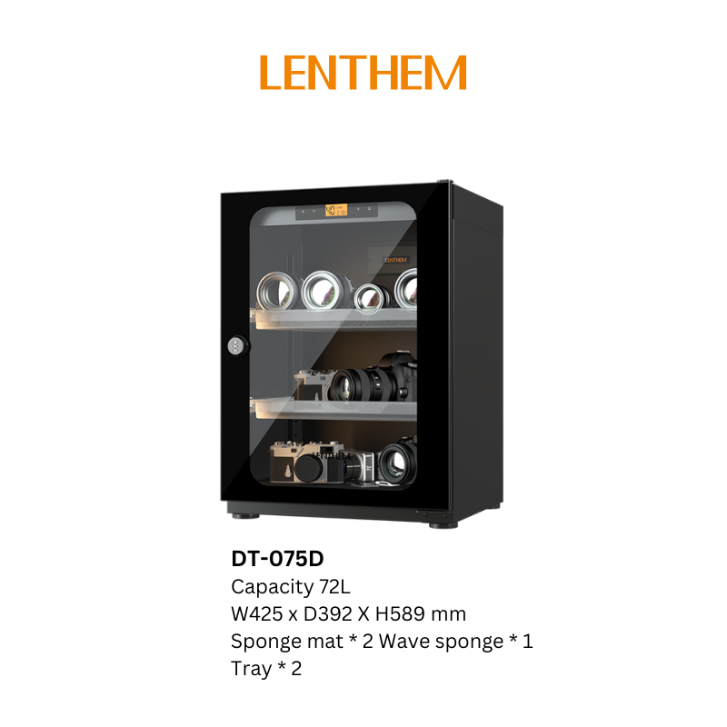 Lenthem 72L Dry Cabinet Box (DT-075D Black/ DTW-075D White)