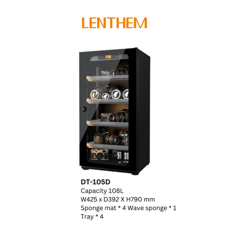 Lenthem DT-105D / DTW-105D 108L Dry Cabinet Box