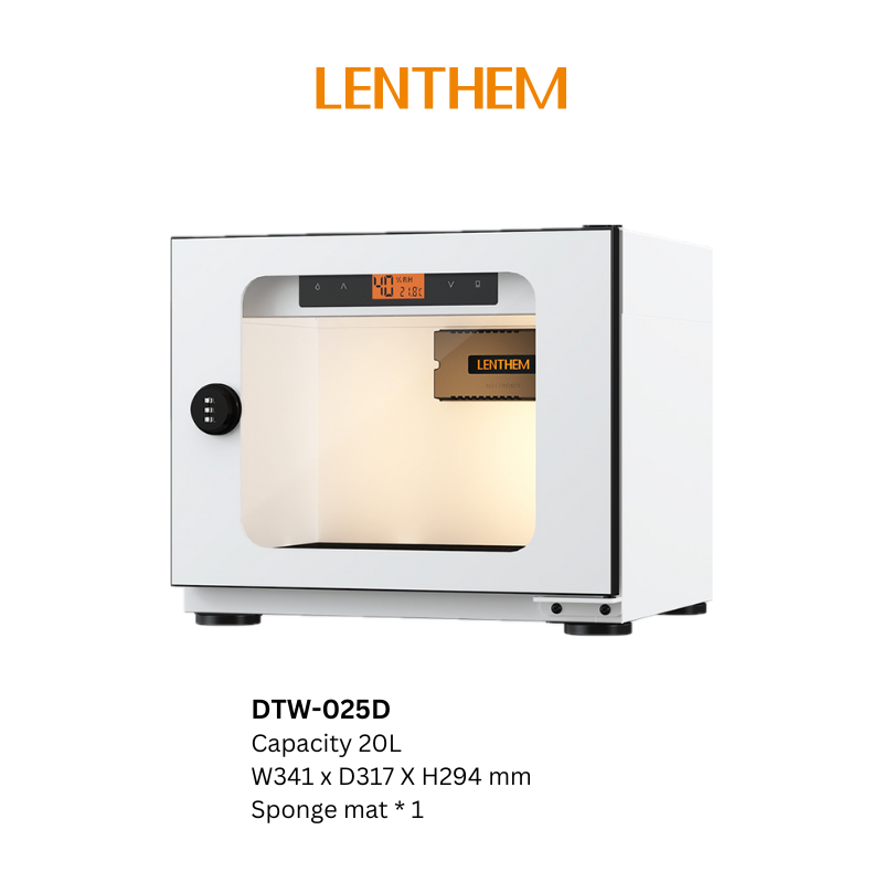 Lenthem 20L Dry Cabinet Box (DT-025D Black/ DTW-025D White)