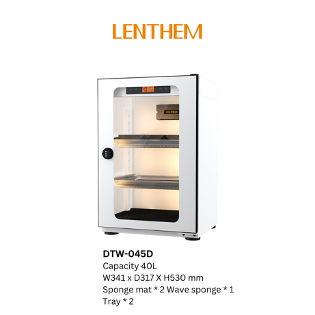 Lenthem 40L Dry Cabinet Box (DT-045D Black/ DTW-045D White)