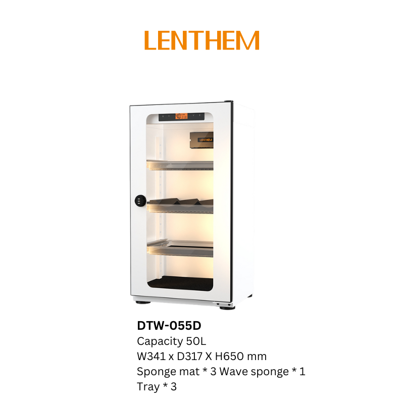 Lenthem 50L Dry Cabinet Box (DT-055D Black/ DTW-055D White)