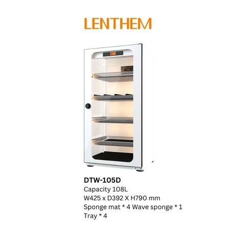 Lenthem DT-105D / DTW-105D 108L Dry Cabinet Box