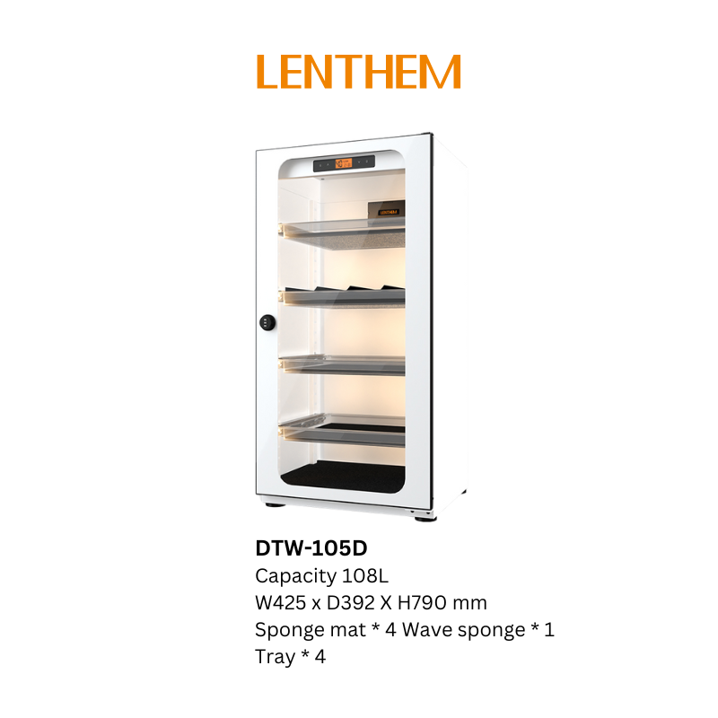 Lenthem DT-105D / DTW-105D 108L Dry Cabinet Box
