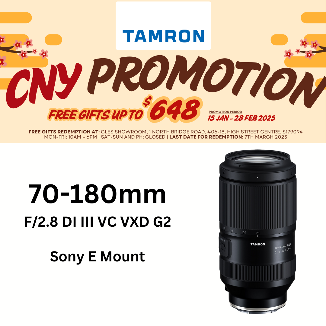 A065S | Tamron 70-180mm f/2.8 Di III VC VXD G2 w/ Hood for Sony E