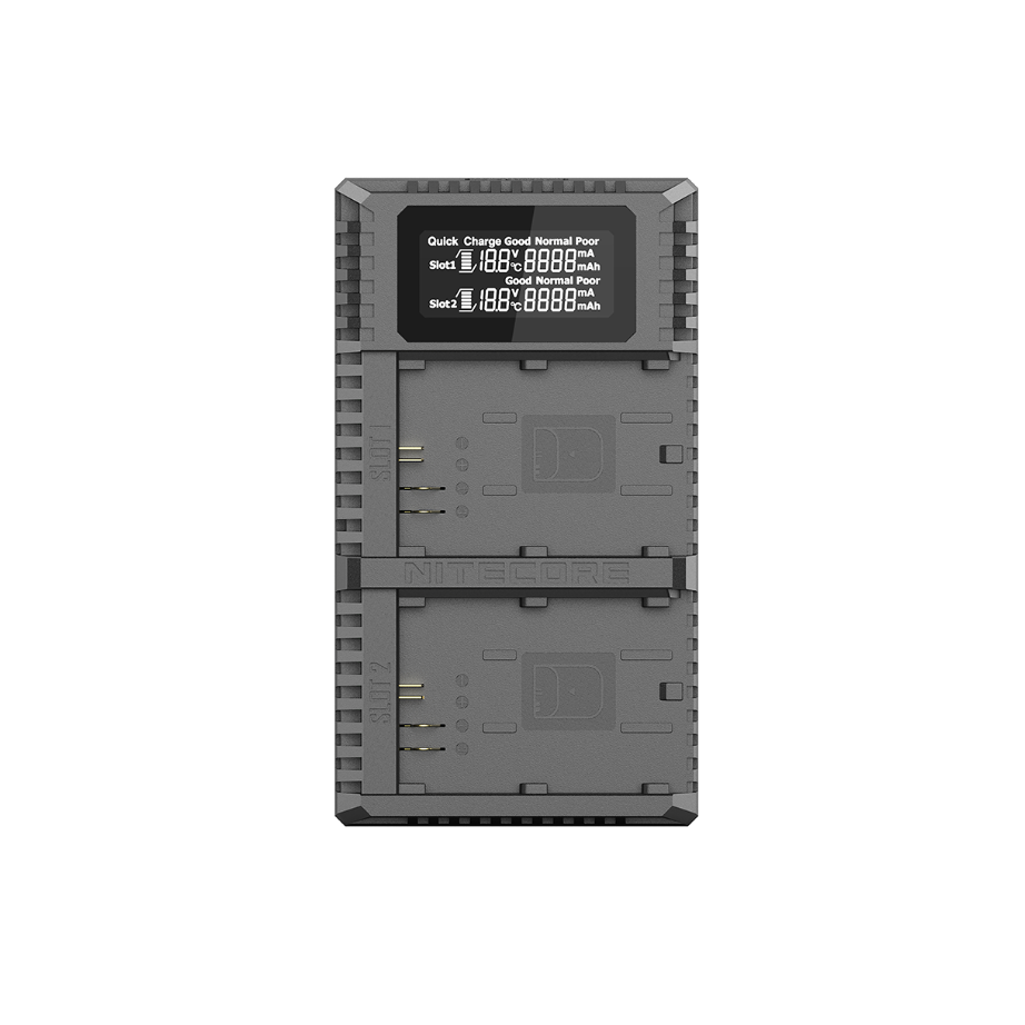 NITECORE UCN2 PRO (Canon LP-E6 Series) Dual-Slot Battery Charger