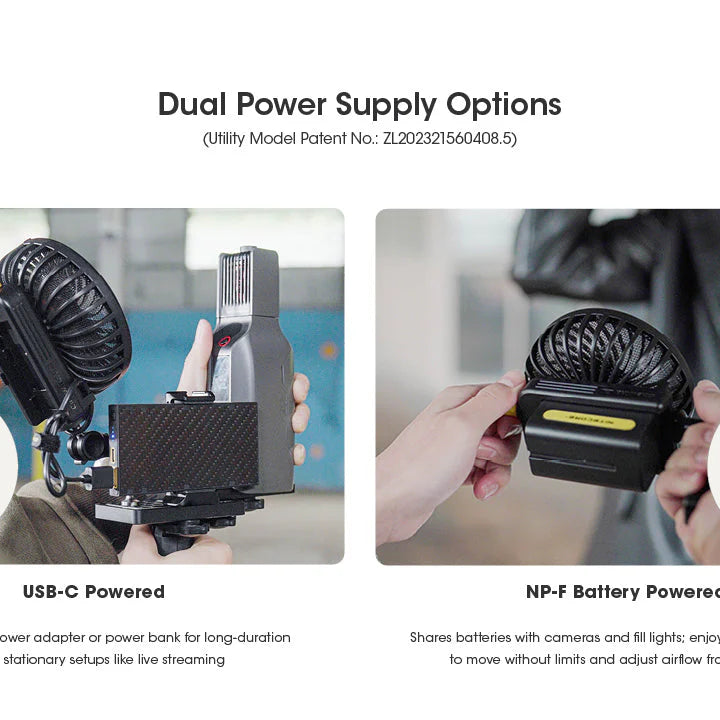 [Clearance Deal] NITECORE CW10 Portable Cordless Wind Hair Blower Fan