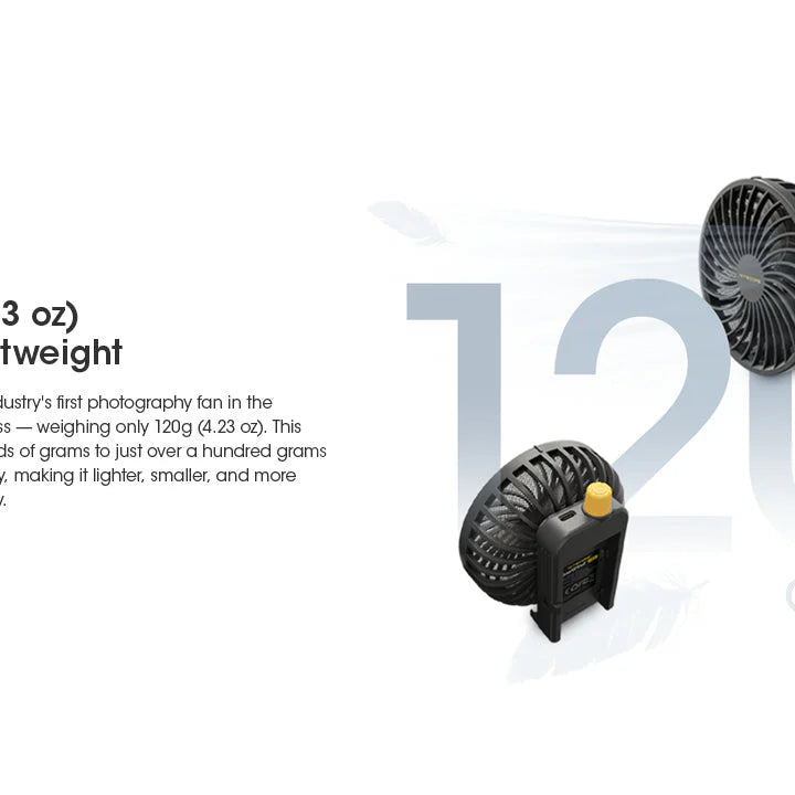 [Clearance Deal] NITECORE CW10 Portable Cordless Wind Hair Blower Fan