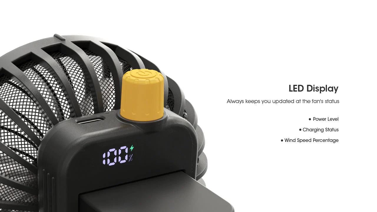 [Clearance Deal] NITECORE CW10 Portable Cordless Wind Hair Blower Fan