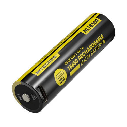 Nitecore Battery 18650 NL1836R (3600mAh, 3.6V, 6A)