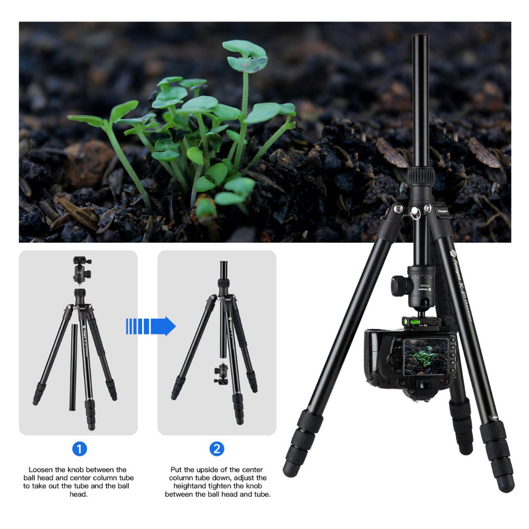 FOTOPRO X-GO CHAMELEON+52Q Tripod