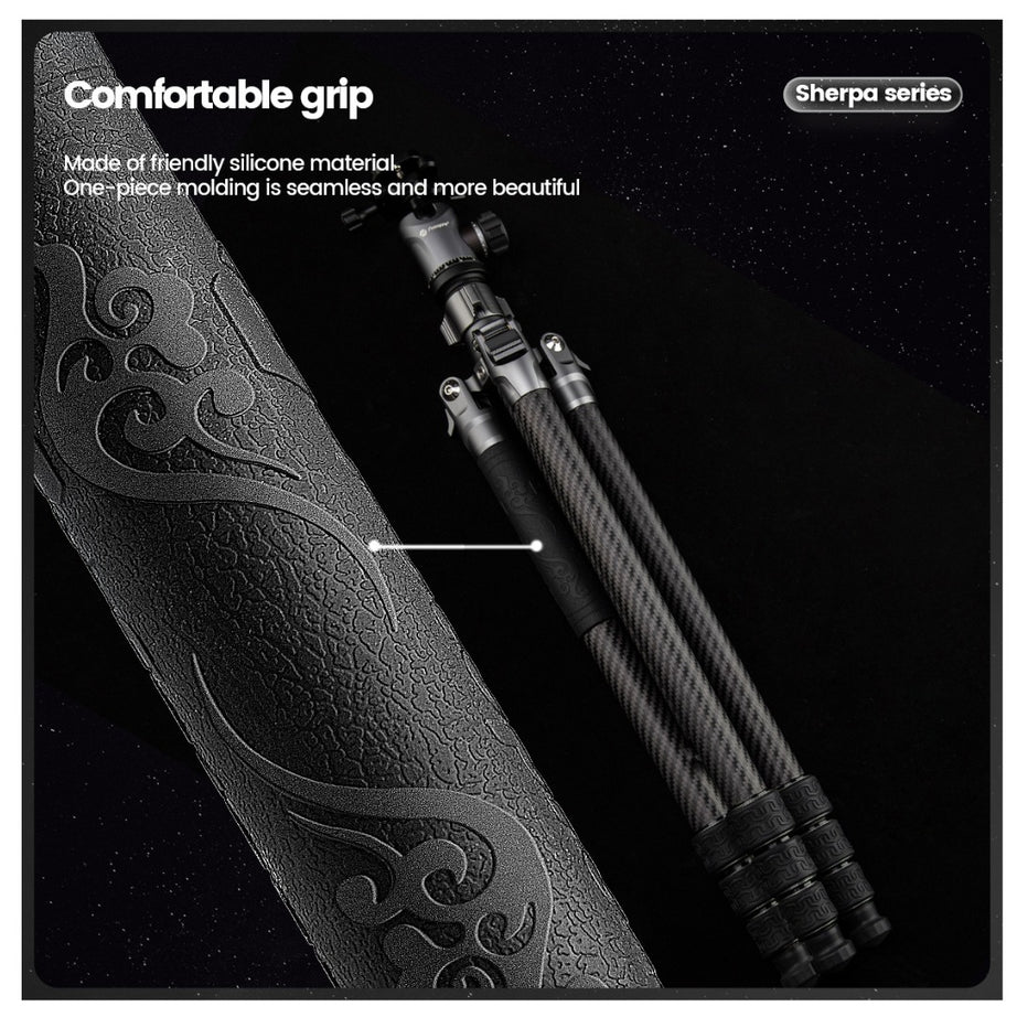 FOTOPRO SHERPA MAX + 62QS Carbon Fiber Tripod (Display Unit)