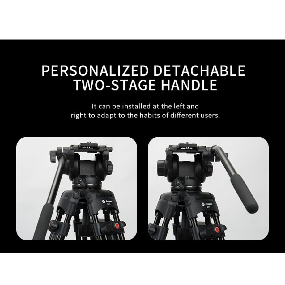 FOTOPRO DV-2 Video Tripod (Black)