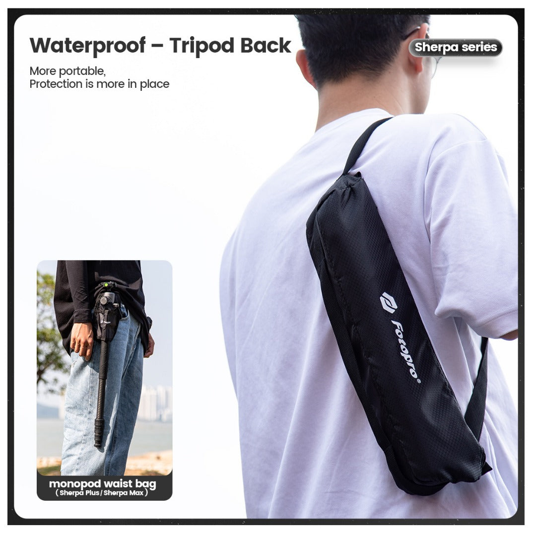 FOTOPRO Sherpa + 42QS Carbon Fiber Tripod (Display Unit)