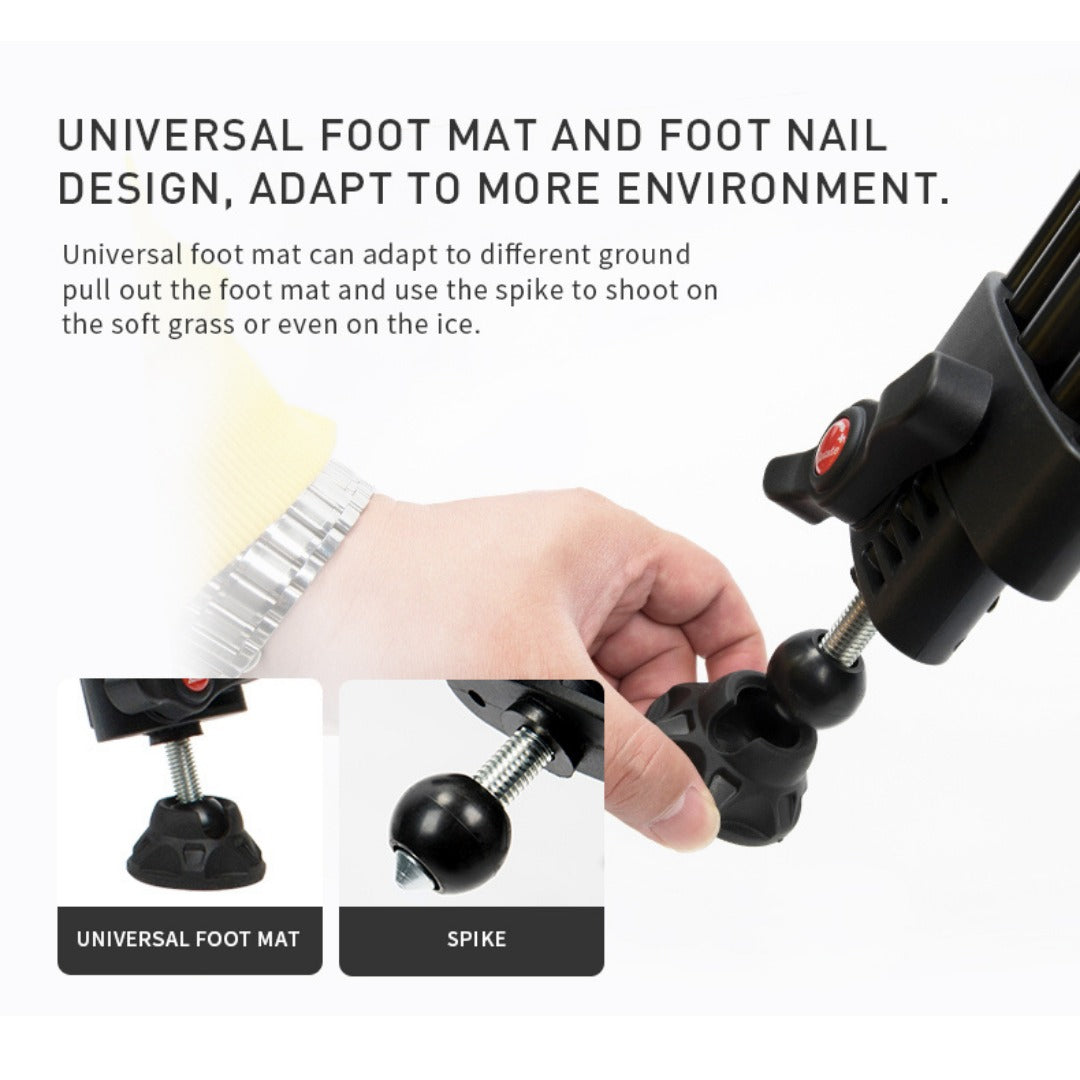 FOTOPRO DV-2 Video Tripod (Black)