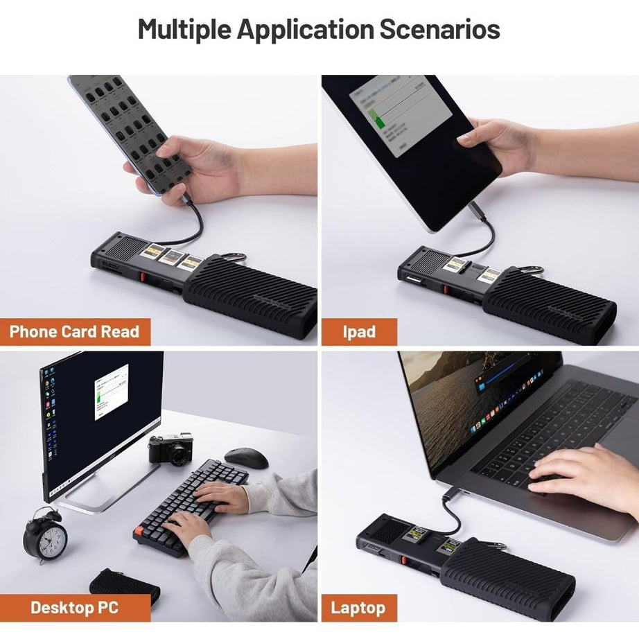 PGYTECH CFexpress CreateMate Card Reader Case [TYPE A/SD (CFE-A/SD) or TYPE B/SD (CFE-B/SD)]